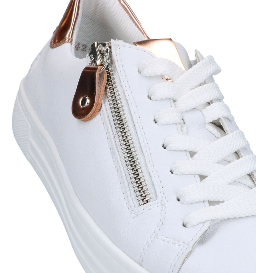Remonte Witte Sneakers voor dames (320251) - geschikt voor steunzolen