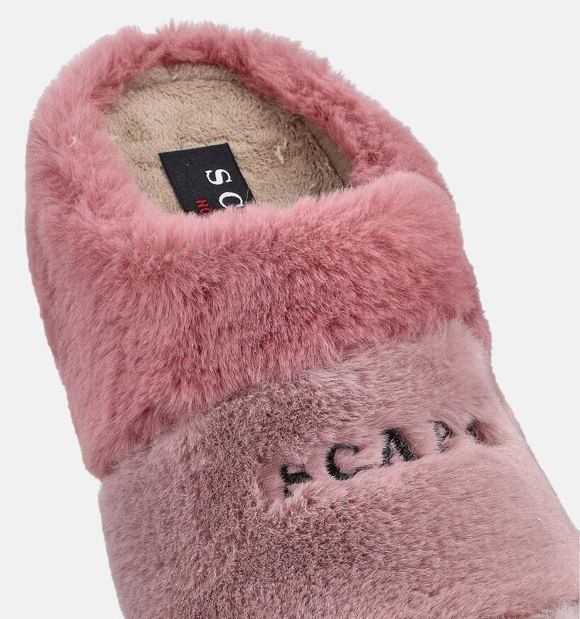 Scapa Pantoufles en Rose pour femmes (364012) - pour semelles orthopédiques
