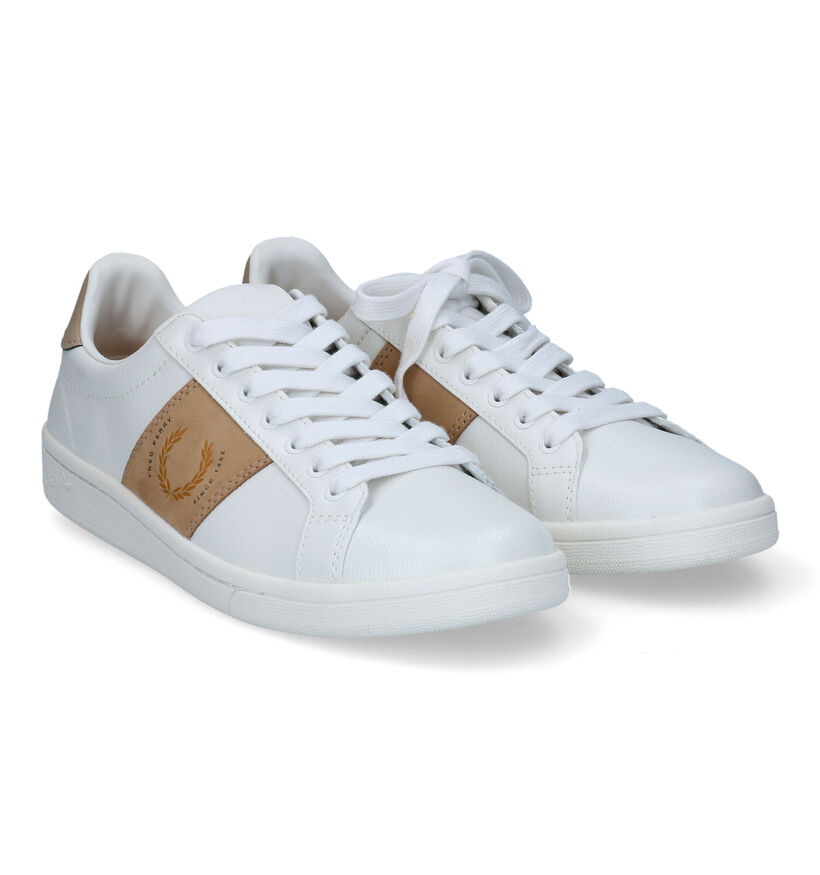 Fred Perry Spencer Witte Veterschoenen voor heren (309469)