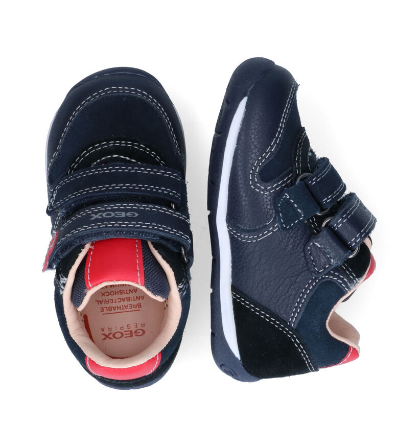 Geox Each Chaussures pour bébé en Bleu en cuir (317563)