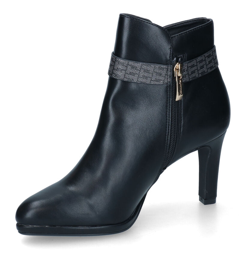 Tamaris Bottines à talons en Noir en simili cuir (317341)