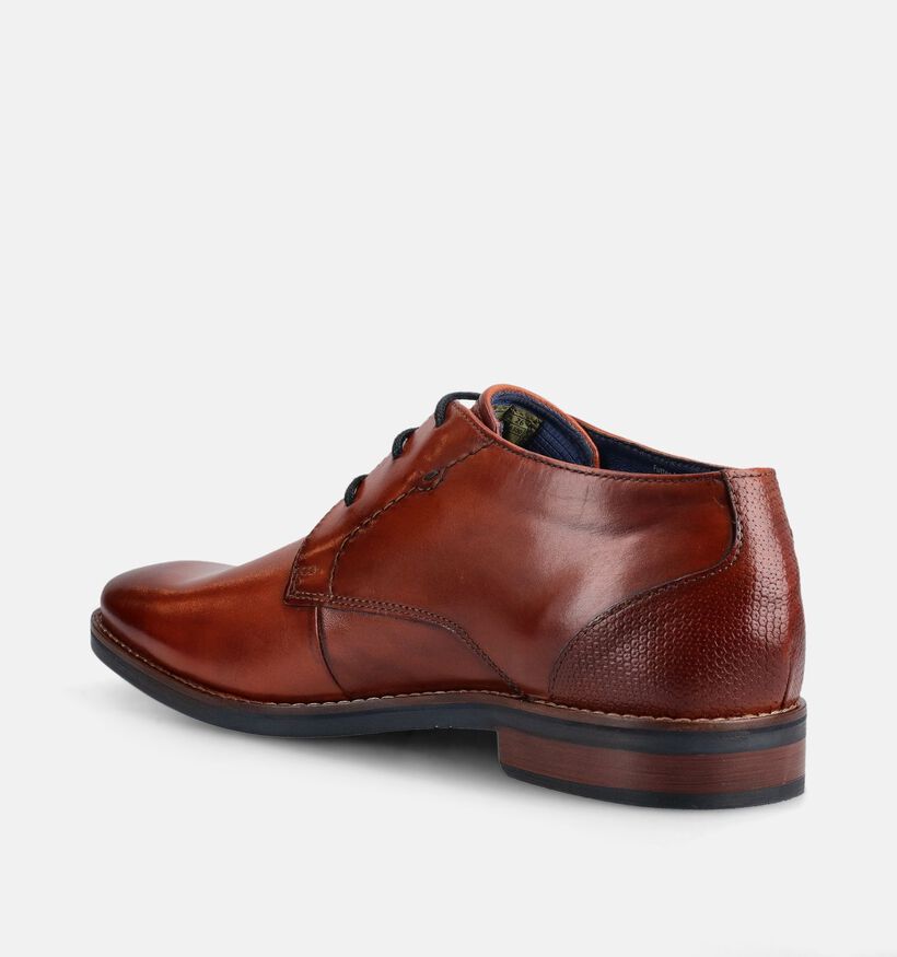 Bugatti Chaussures classiques en Cognac pour hommes (375980)