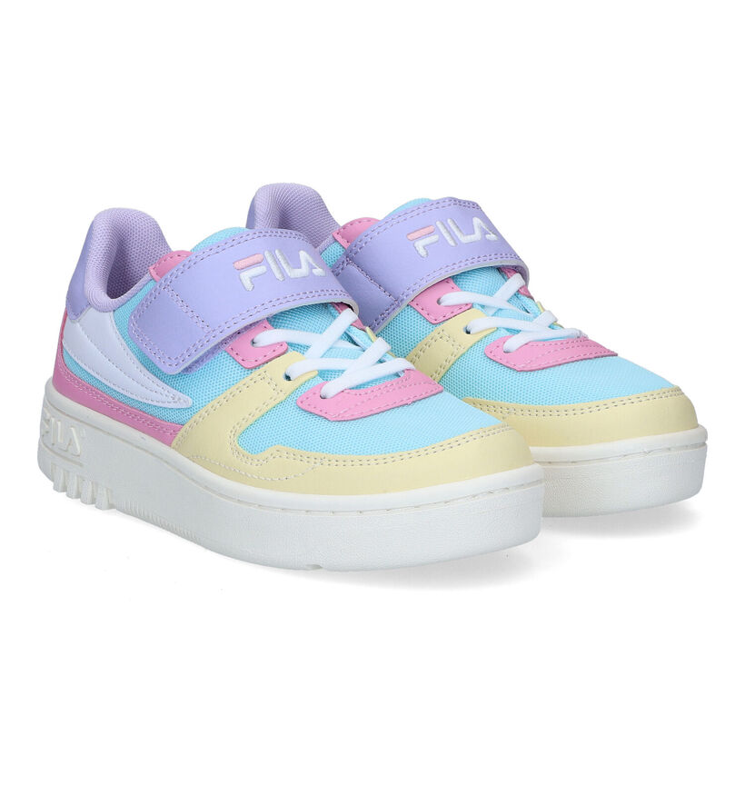 Fila Ventuno Groene Sneakers in kunstleer (302771)