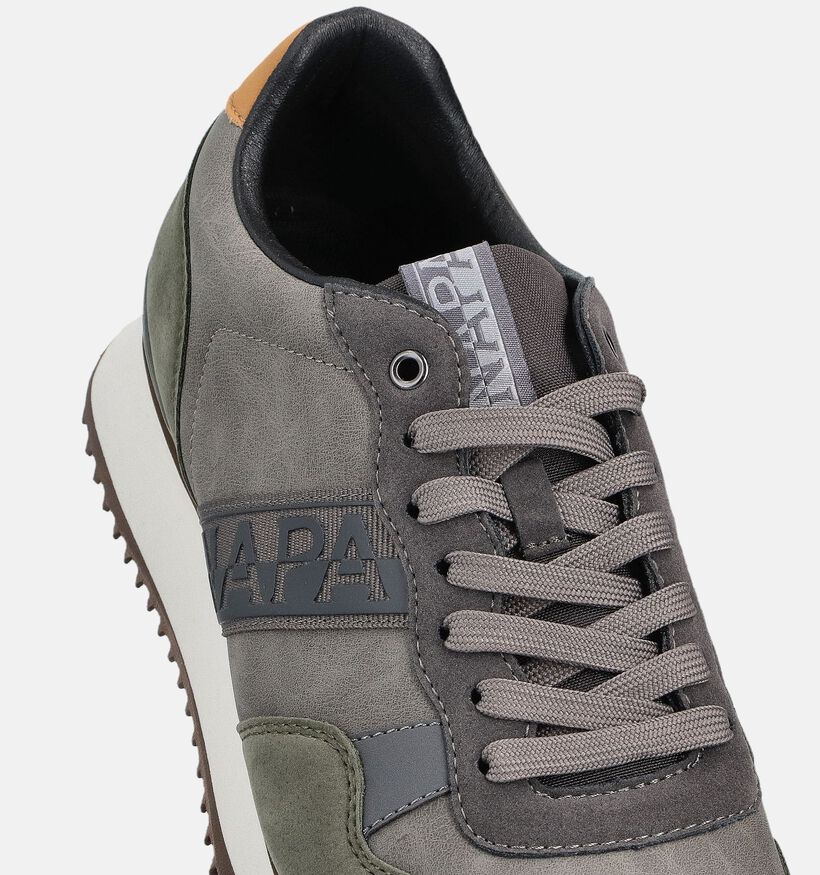 Napapijri Cosmos Chaussures plates en Bleu Napapijri Cosmos Chaussures plates en Vert kaki pour hommes (362605) - pour semelles orthopédiques