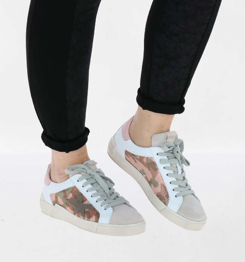 Méliné Baskets casual en Blanc pour femmes (289974) - pour semelles orthopédiques