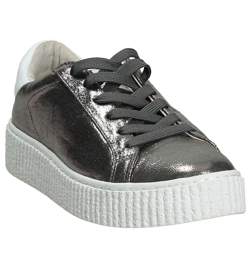 Zilveren Metallic Creeper Sneaker No Name, , pdp