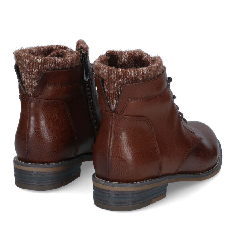 Marco Tozzi Bottines à lacets en Marron pour femmes (315581)