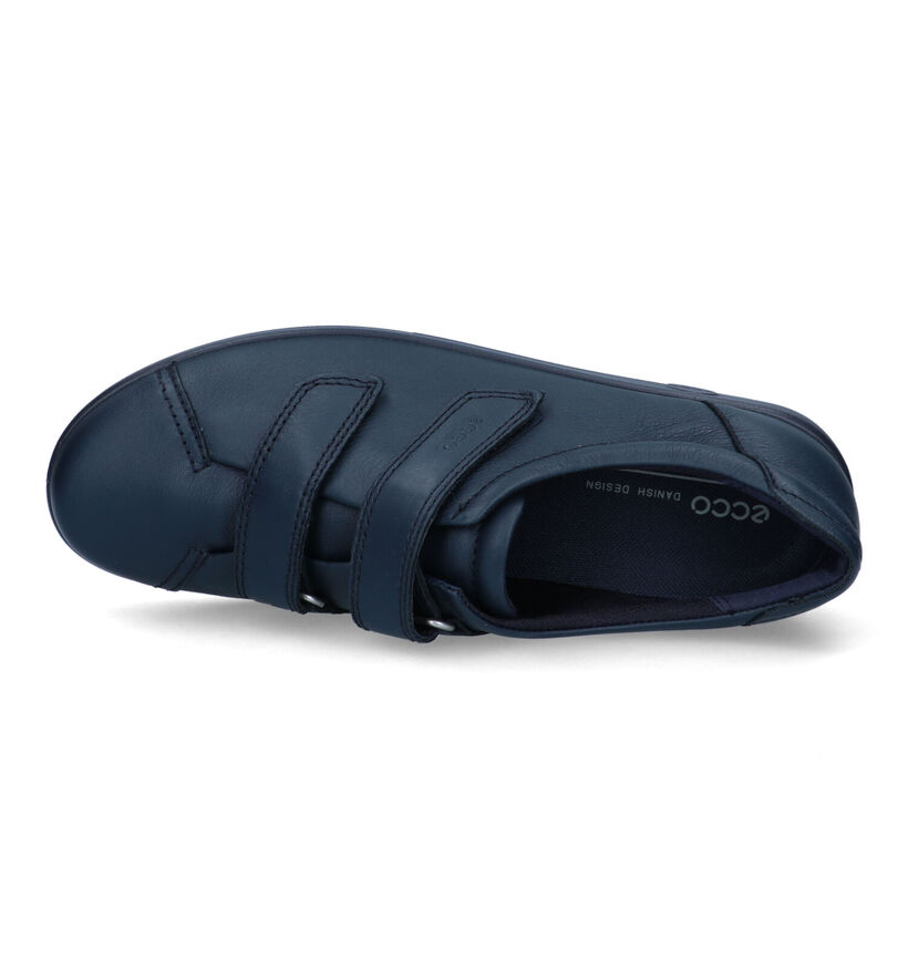 Ecco Soft 2.0 Chaussures à velcro en Noir pour femmes (314895) - pour semelles orthopédiques