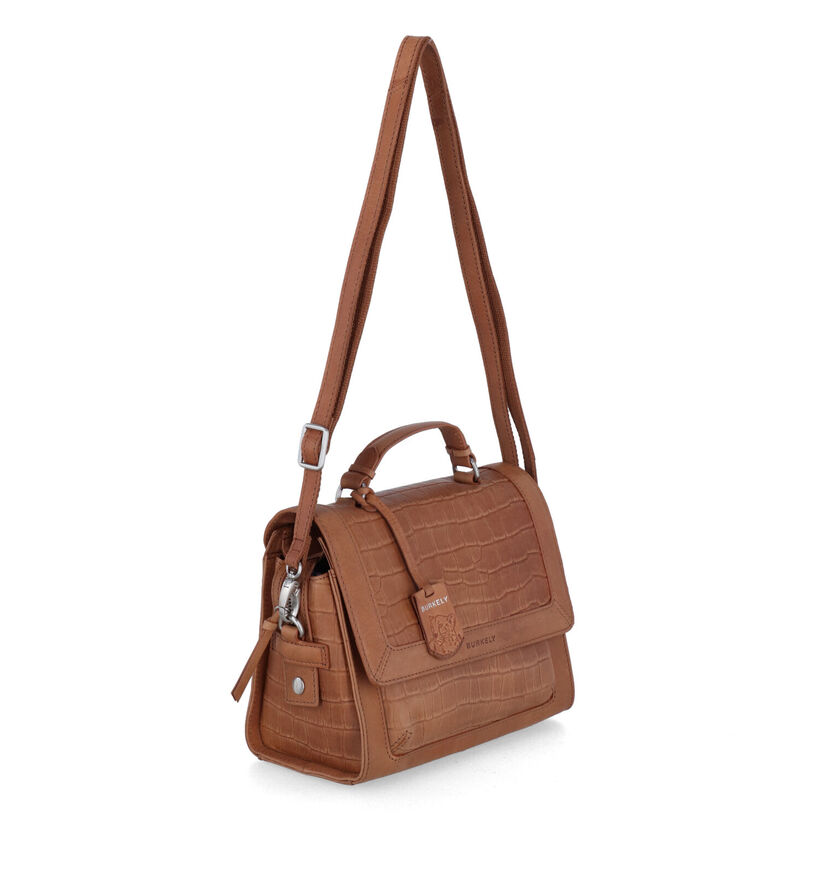 Burkely Icon Ivy Sac à main en Cognac en cuir (307977)