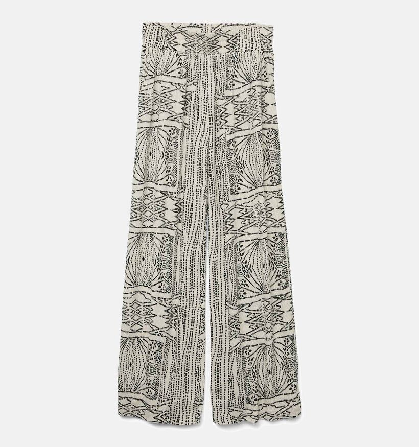 Vero Moda Menny Beige Wijde broek voor dames (353110)