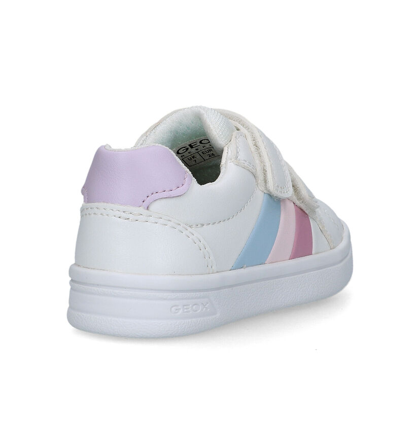 Geox Djrock Witte Sneakers voor meisjes (320648) - geschikt voor steunzolen