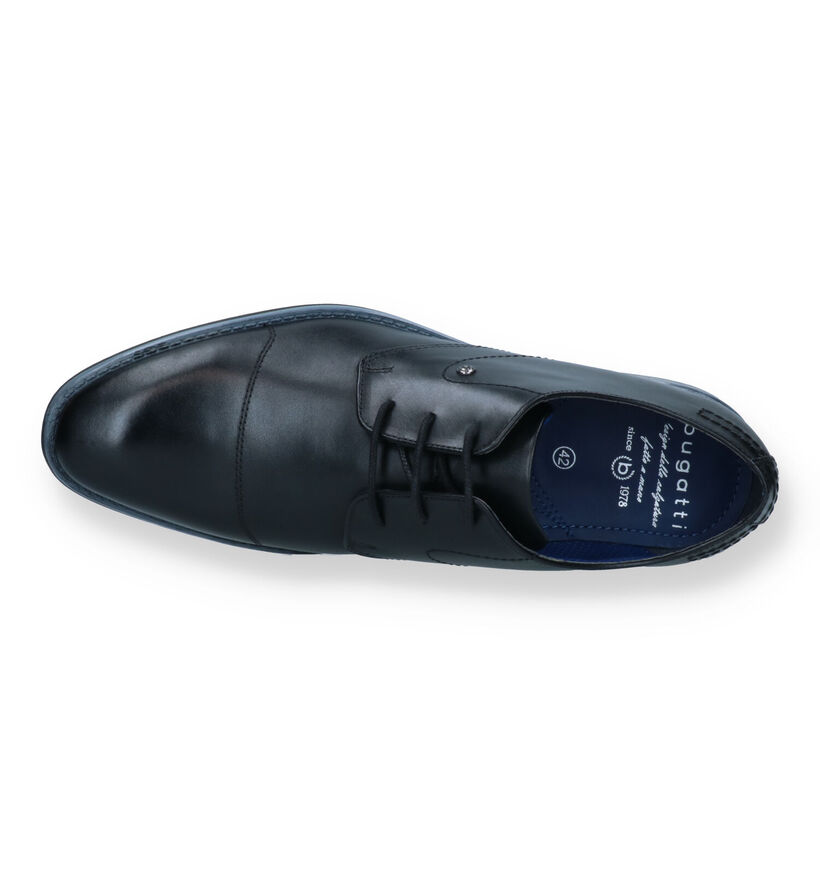 Bugatti Rinaldo Chaussures habillées en Noir pour hommes (327840)