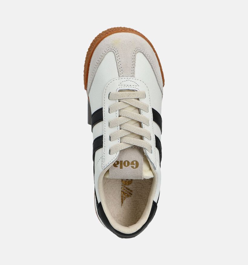 Gola Elan Leather Witte Sneakers voor jongens, meisjes (352368)