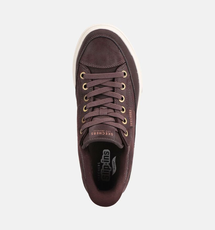 Skechers Arch Fit Arcade Donkerbruine Slip-Ins voor heren (378018)