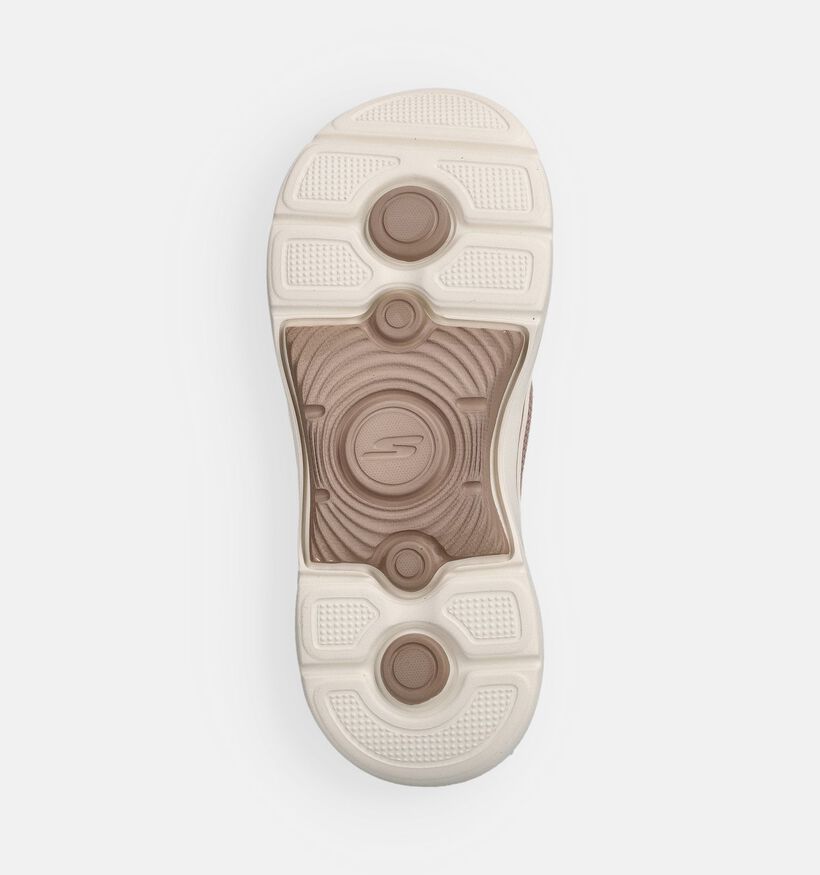 Skechers Go Walk Arch Fit 2.0 Dakota Nu-pieds en Marron pour femmes (371242)