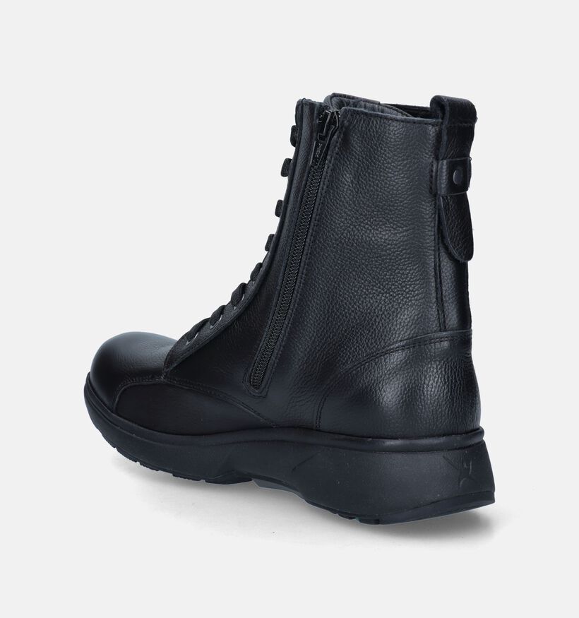 Xsensible Asti Zwarte Veterboots voor dames (348460) - geschikt voor steunzolen