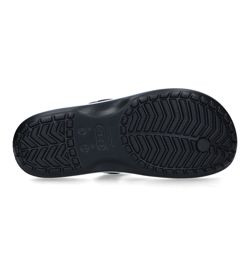 Crocs Crocband Flip Zwarte Teenslippers in kunststof (324171)