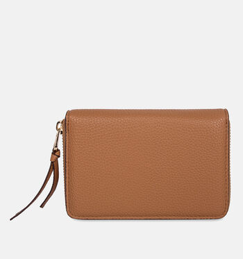 Laurent David Portemonnees Zwart/Oranje/Goud/Cognac/Blauw/Groen