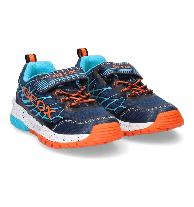 Geox Tuono Blauwe Sneakers in kunstleer (311039)