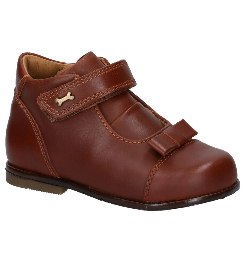 STONES and BONES Bea Bottines en Cognac en cuir (282261)