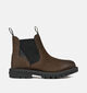 Geox Shaylax Bruine Chelsea boots voor jongens (344552) - geschikt voor steunzolen
