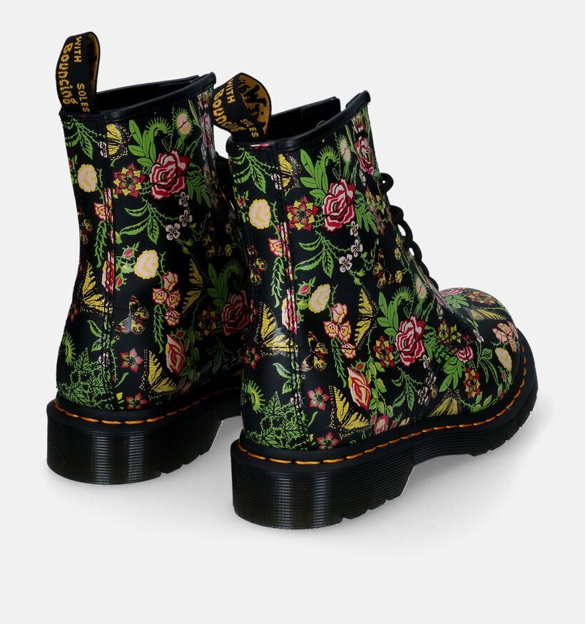 Dr. Martens 1460 Bloom Backhand Bottines en Noir pour femmes (303592) - pour semelles orthopédiques