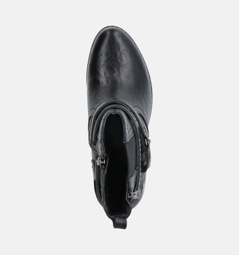 Mustang Bottines &agrave; talons hautes en Noir pour femmes (378910)