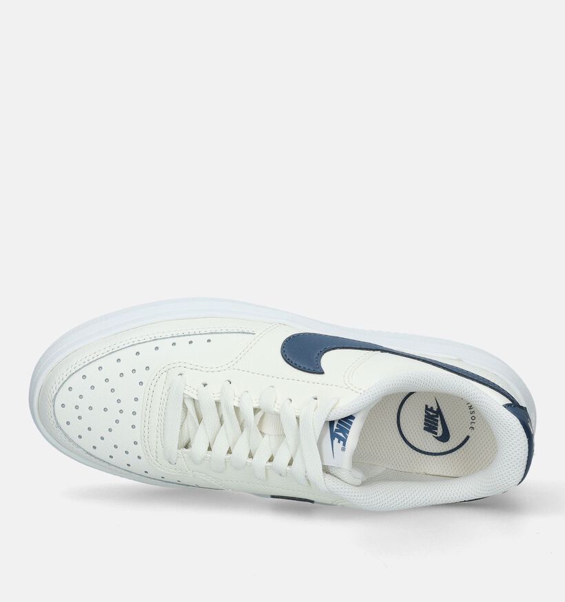 Nike Court Vision Alta Baskets en Blanc pour femmes (332414)