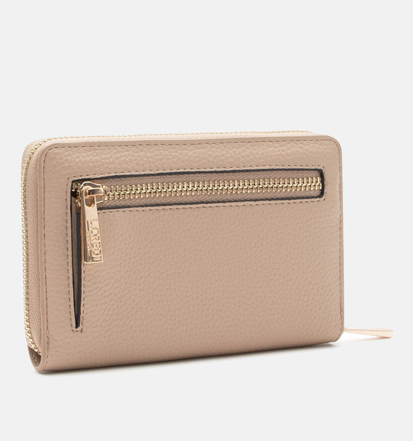 L.Credi Porte-monnaie en Beige foncé pour femmes (370904)