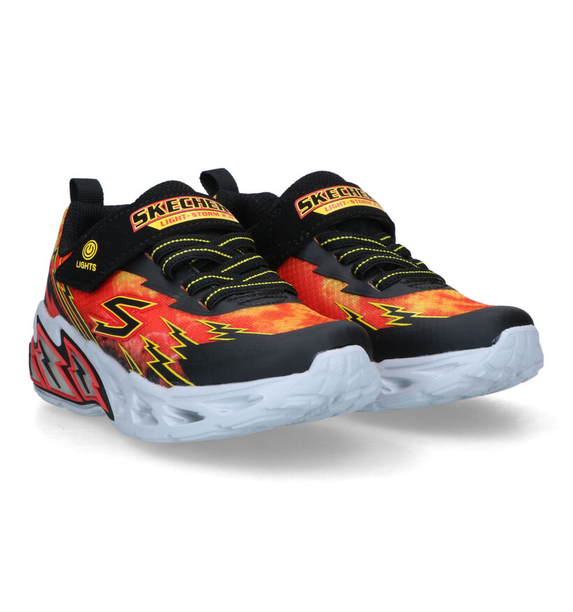 Skechers Light Storm 2.0 Baskets en Noir pour garçons (345242)