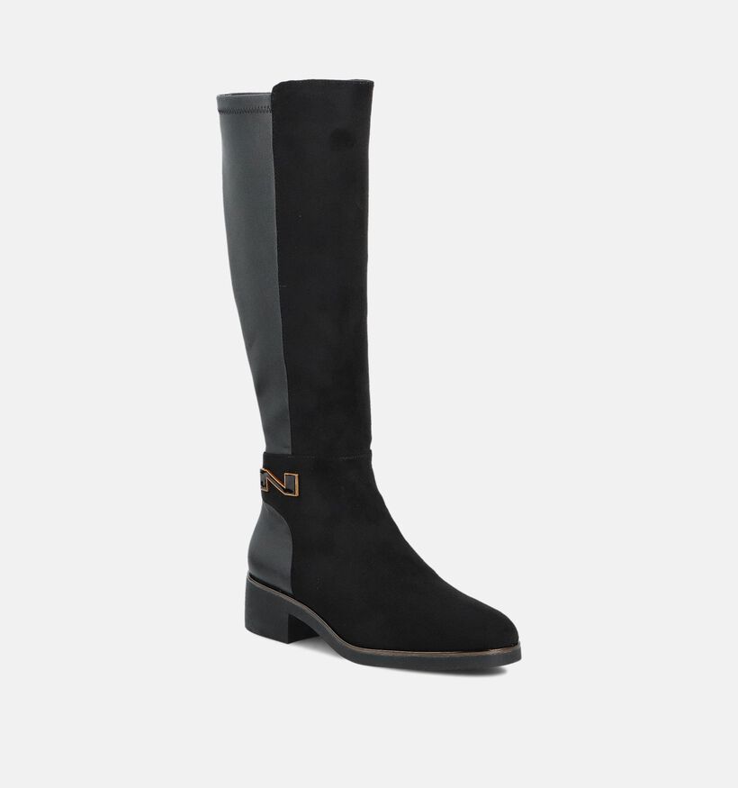 Nathan-Baume Bottes hautes en Noir pour femmes (363623) - pour semelles orthopédiques