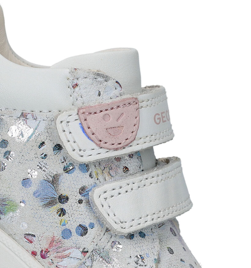 Geox Macchia Witte Babyschoentjes in leer (326562)