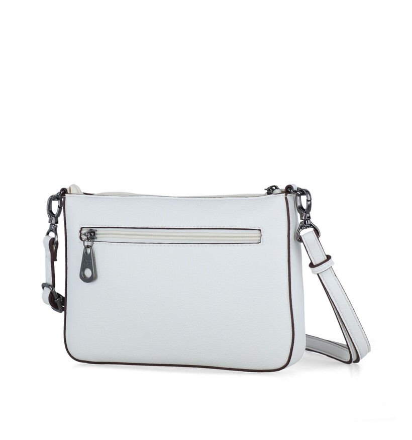 Laurent David Witte Crossbody Tas in kunstleer (324301)