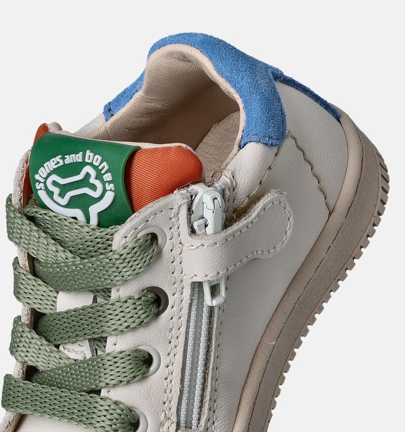 STONES and BONES Nepo Chaussures pour bébé en Beige pour garçons (352663) - pour semelles orthopédiques