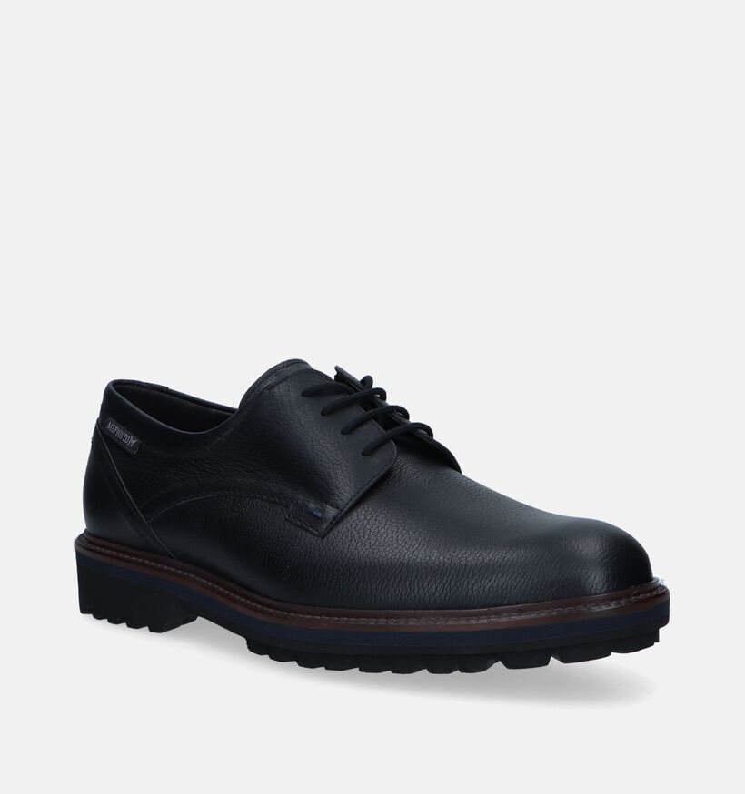 Mephisto Batiste Nevada Chaussures à lacets en Noir pour hommes (345998) - pour semelles orthopédiques