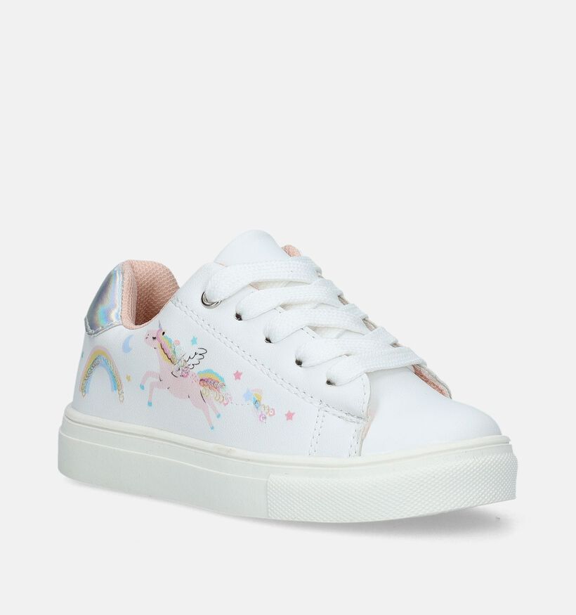 Milo & Mila Baskets basses en Blanc pour filles (338494)
