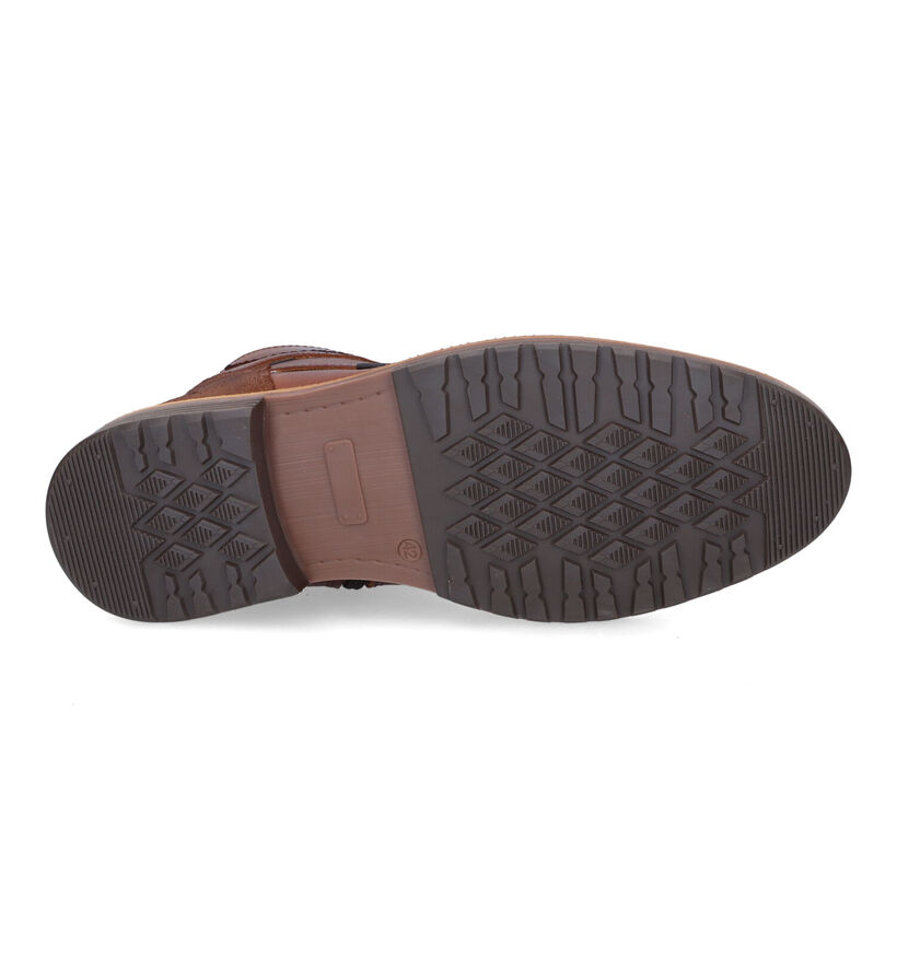 Bullboxer Bottines en Cognac en cuir (313081)