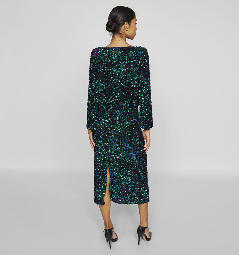 Vila Faith Groene Lange rok met pailletten voor dames (348746)