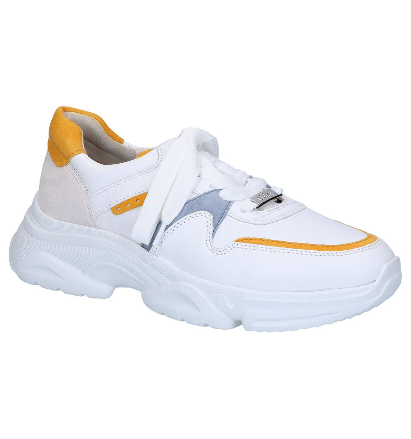 Witte Lage Sneakers Gabor Best Fitting in daim (271551)