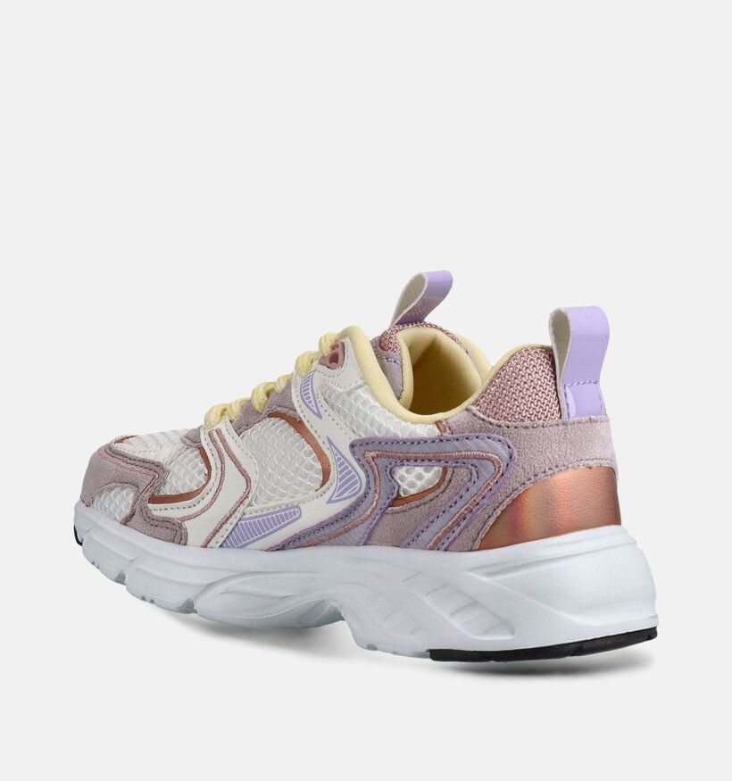 Posh by Poelman Witte/Colorblock Sneakers voor meisjes (370773) - geschikt voor steunzolen