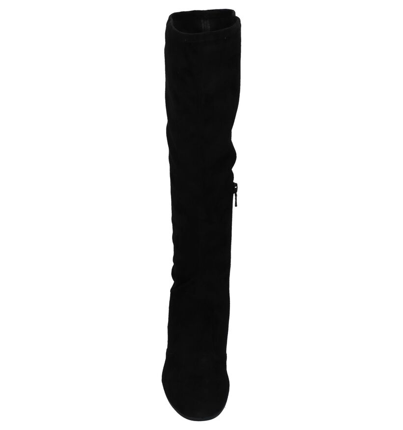 NeroGiardini Bottes hautes en Noir en daim (226497)