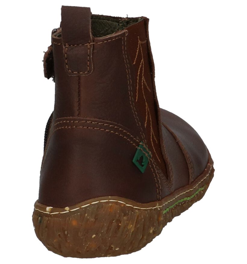 El Naturalista Nido Donker Bruine Boots in leer (226402)