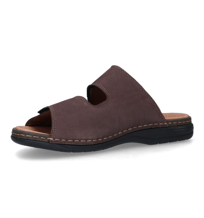 Rieker Nu-pieds casual en Noir pour hommes (339197)