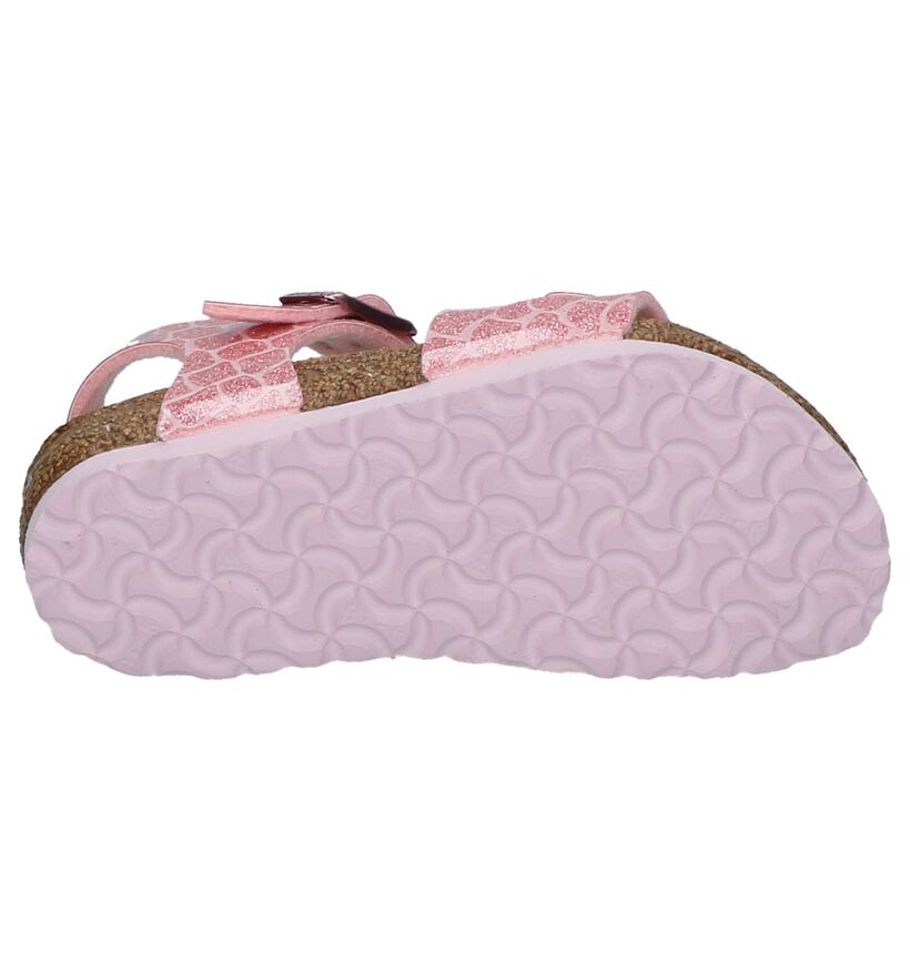 Birkenstock Rio Sandales en Rose pour filles (338101)