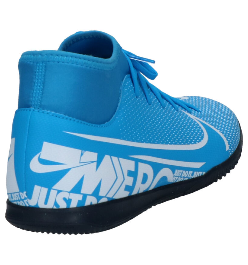 Nike Superfly 7 Club Blauwe Voetbalschoenen in kunstleer (254048)