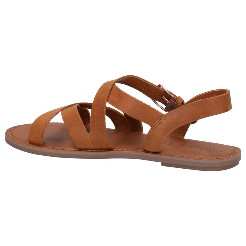 Toms Sicily Cognac Sandalen in leer (288341)