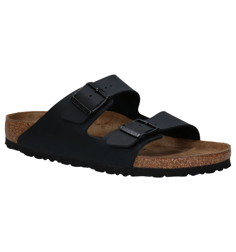 Birkenstock Arizona Nu-pieds en Noir pour hommes (213368)