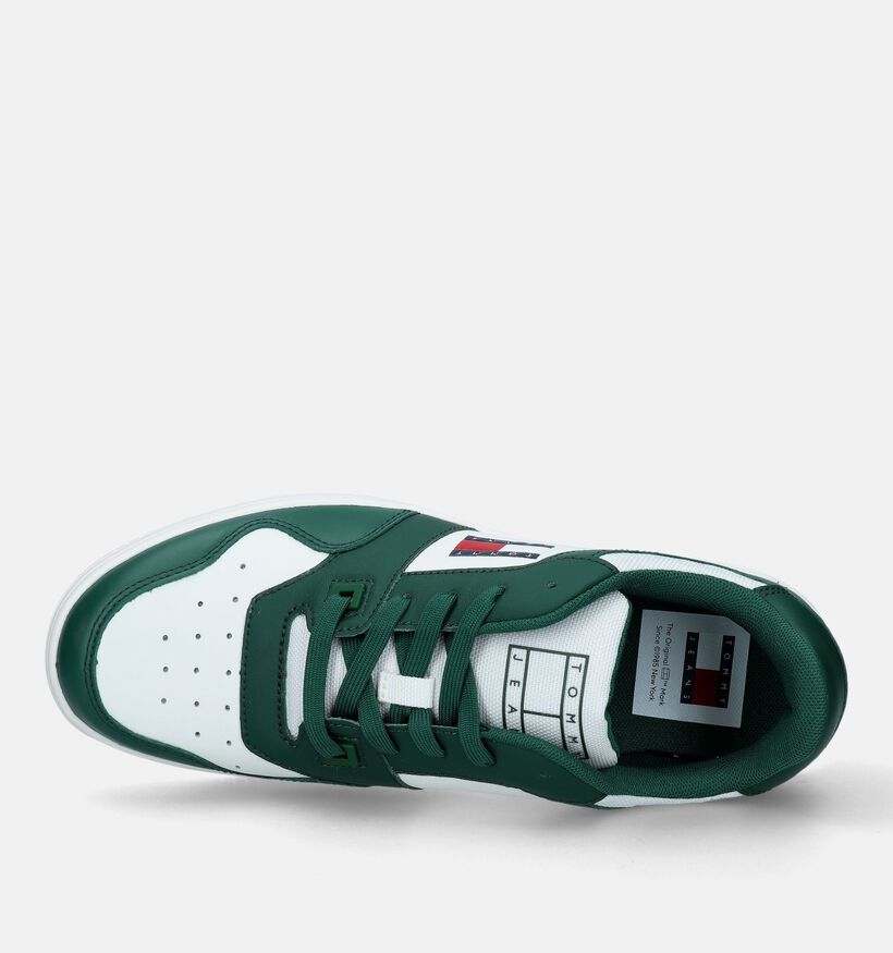 Tommy Hilfiger TJM Retro Groene Sneakers voor heren (334093) - geschikt voor steunzolen