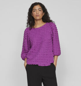 Vila Shimo Boat Neck Paarse Blouse voor dames (337669)