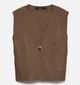 Vero Moda Agueda Gilet en Marron pour femmes (377564)